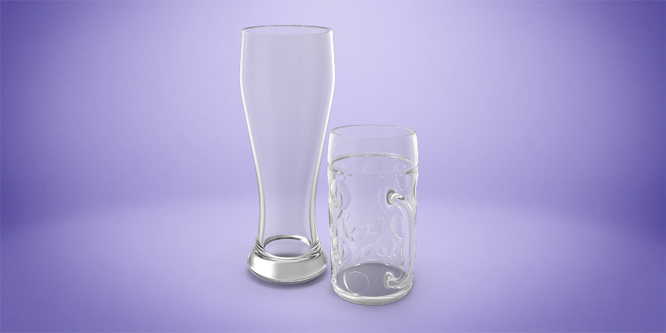 Gläser für Getränke